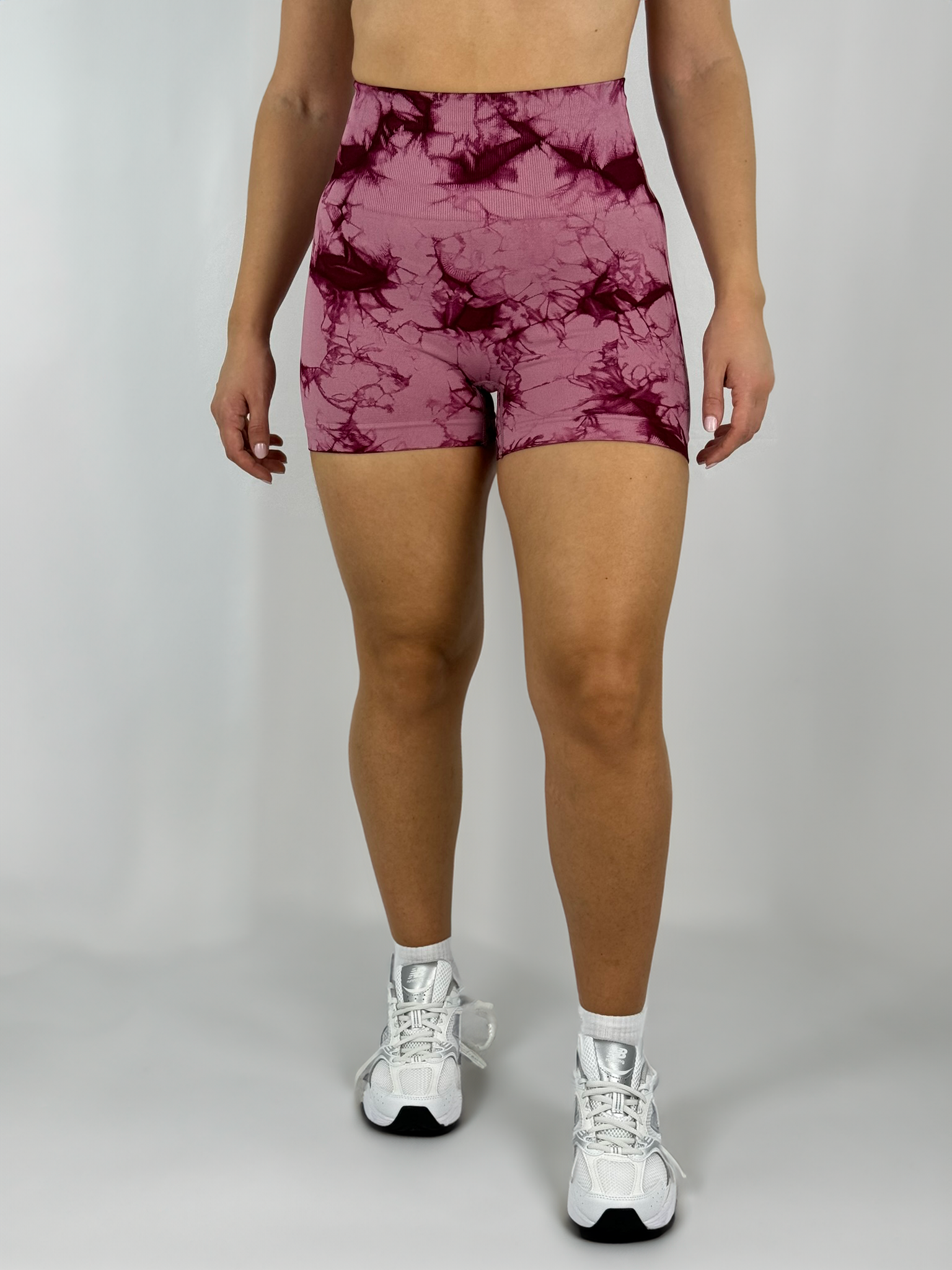 Rosa_lila_Sport_Short_Leggings_Damen_Karpao